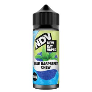 BLUE RASPBERRY CHEW 100ML E LIQUID NEW DAY VAPES (NDV)