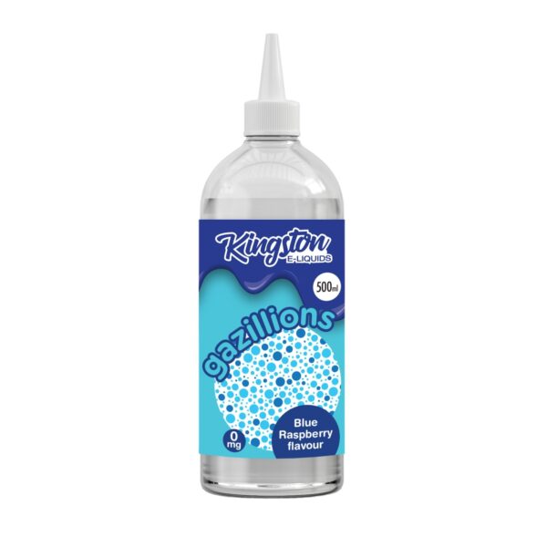 BLUE RASPBERRY GAZILLIONS 500ML E-LIQUID BY KINGSTON