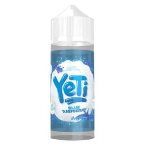 BLUE RASPBERRY ICE COLD 100ML E LIQUID YETI