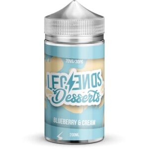 BLUEBERRY & CREAM (DESSERTS) 200ML E LIQUID BY LEGENDS