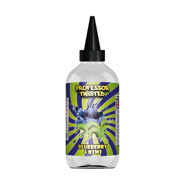 BLUEBERRY & KIWI 200ML E LIQUID PROFESSOR TWISTED EXP