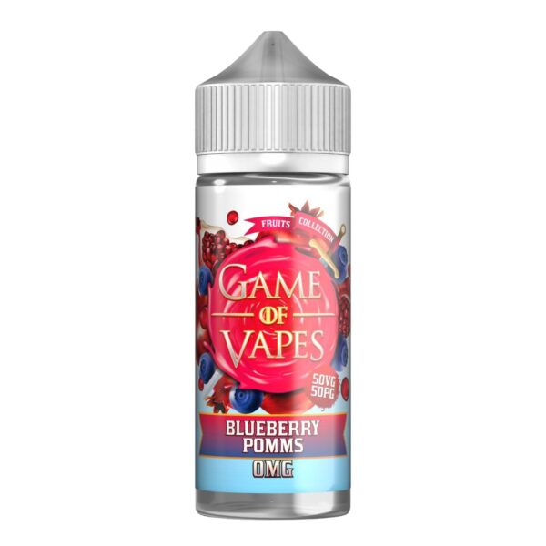 BLUEBERRY POMMS 100ML E LIQUID GAME OF VAPES EXP