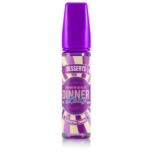 DESSERTS- BLACKBERRY CRUMBLE 50ML E-LIQUID BY DINNER LADY