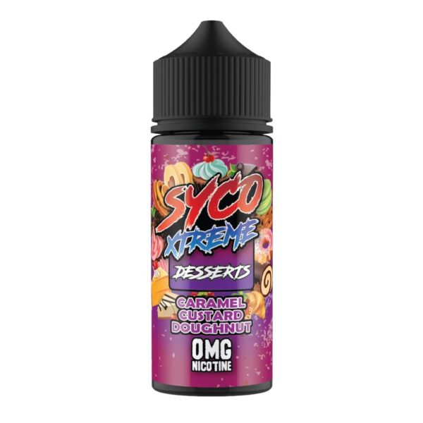 CARAMEL CUSTARD DOUGNUT DESSERTS E LIQUID 100ML SYCO XTREME
