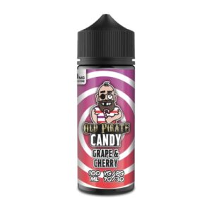 GRAPE & CHERRY E-LIQUID 100ML OLD PIRATE CANDY