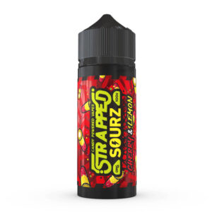 CHERRY & LEMON SOURZ 100ML E LIQUID BY STRAPPED