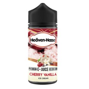 CHERRY VANILLA ICE CREAM 100ML E LIQUID HEAVEN HAZE EXP