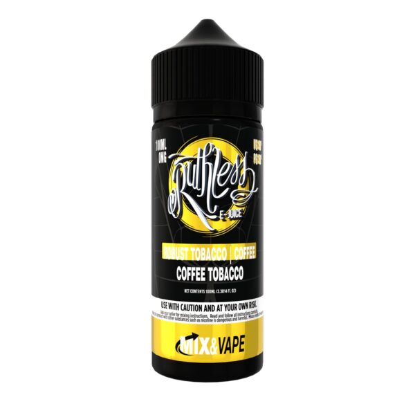 COFFEE TOBACCO 100ML E LIQUID BY RUTHLESS