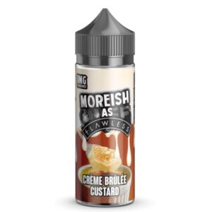 CREME BRULEE CUSTARD 100ML E LIQUID MOREISH AS FLAWLESS