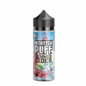 CHERRY SUMMER CIDER ON ICE 100ML E LIQUID BY MOREISH PUFF