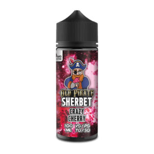 CRAZY CHERRY E-LIQUID 100ML OLD PIRATE SHERBET