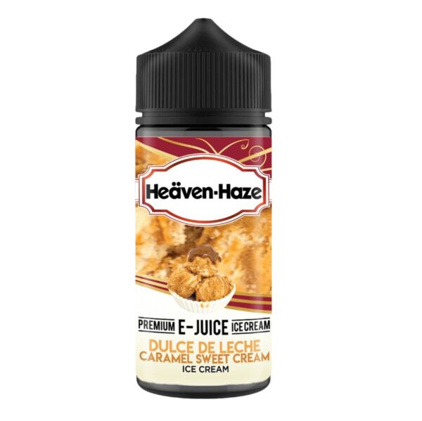 DULCE DE LECHE CARAMEL SWEET CREAM ICE CREAM 100ML E LIQUID HEAVEN HAZE EXP