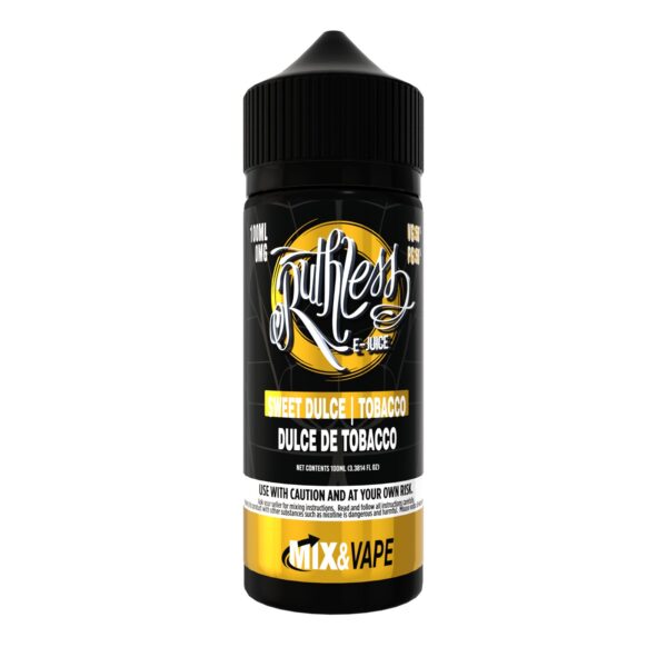 DULCE DE TOBACCO 100ML E LIQUID BY RUTHLESS