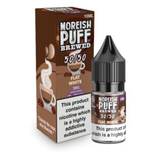 FLAT WHITE (BREWED) 10ML E LIQUID MOREISH PUFF