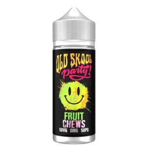 FRUIT CHEWS 100ML E LIQUID OLD SKOOL PARTY EXP