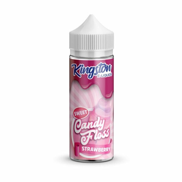 SWEET CANDY FLOSS STRAWBERRY E-LIQUID 100ML BY KINGSTON