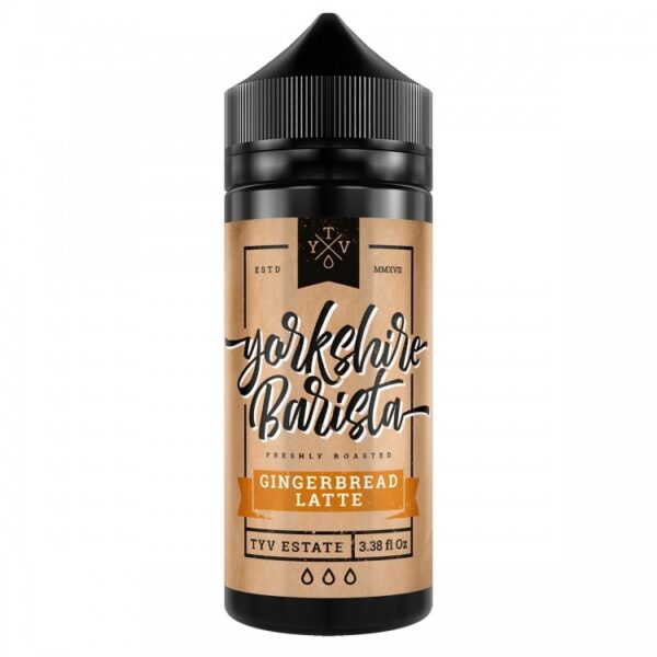 GINGERBREAD LATTE E-LIQUID 100ML YORKSHIRE BARISTA