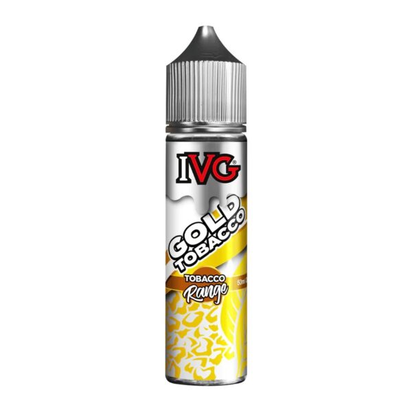 GOLD TOBACCO RANGE 50ML E-LIQUID IVG EXP