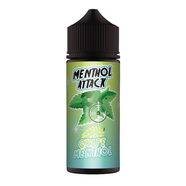 GRAPE MENTHOL 100ML E LIQUID MENTHOL ATTACK