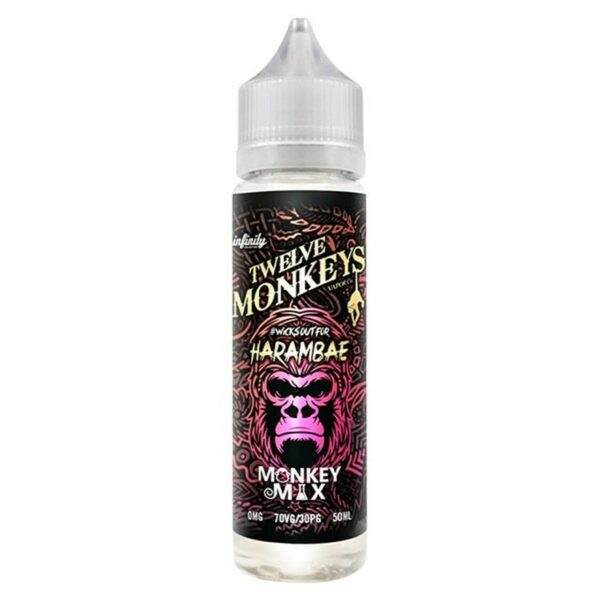 HARAMBAE 50ML E-LIQUID BY TWELVE MONKEYS EXP
