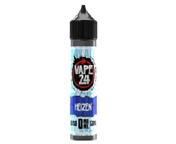 HEIZEN 50ML E LIQUID 50/50 VAPE 24