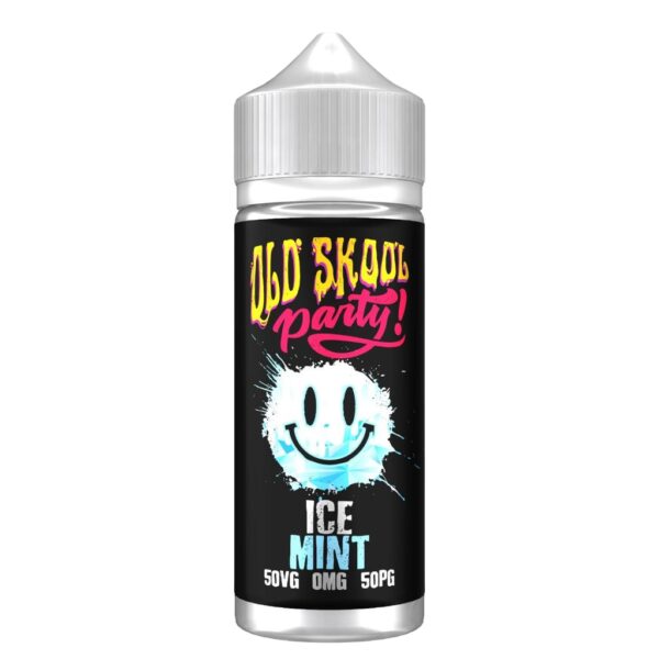 ICE MINT 100ML E LIQUID OLD SKOOL PARTY EXP