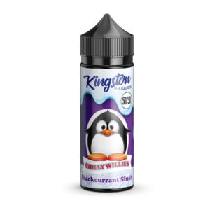 BLACKCURRANT SLUSH CHILLY WILLIES 100ML E-LIQUID 50/50 BY KINGSTON