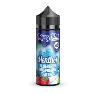 BLUEBERRY RASPBERRY MENTHOL 100ML E-LIQUID 50/50 BY KINGSTON