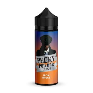 IRON BRUCE 100ML E LIQUID PEEKY POD BAR