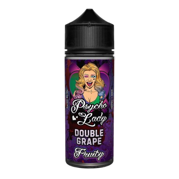 DOUBLE GRAPE (FRUITY) 100ML E LIQUID BY PSYCHO LADY