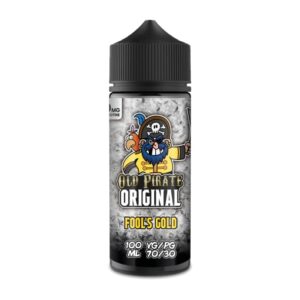 FOOLS GOLD E-LIQUID 100ML OLD PIRATE ORIGINAL