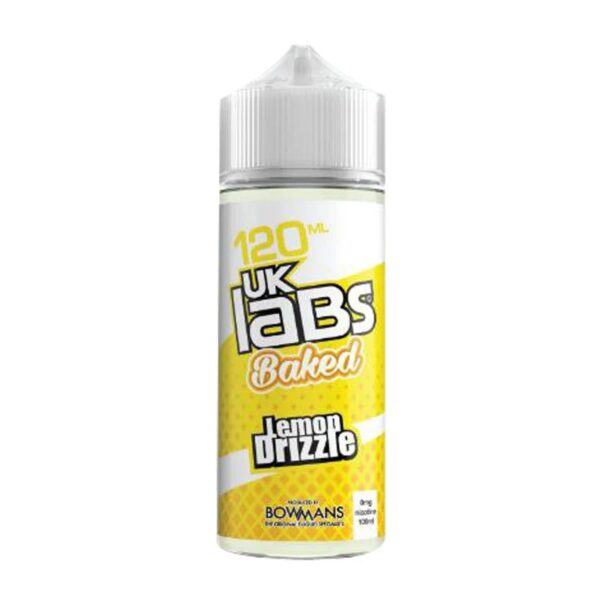 LEMON DRIZZLE BAKED 100ML E LIQUID BY UK LABS