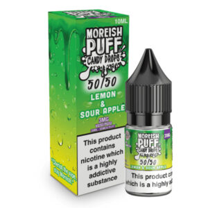 LEMON & SOUR APPLE (CANDY DROPS) 10ML E LIQUID MOREISH PUFF