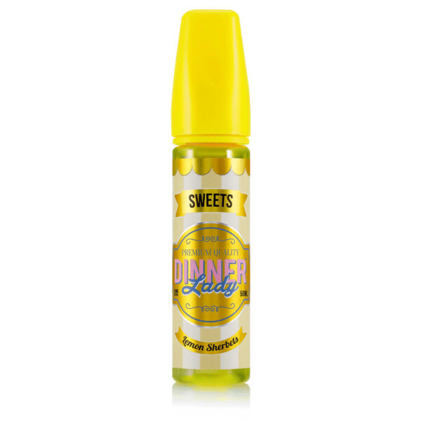 SWEETS- LEMON SHERBETS 50ML E LIQUID BY DINNER LADY