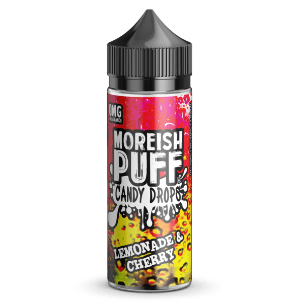 Buy LEMONADE & CHERRY CANDY DROPS 100ML E LIQUID MOREISH PUFF Online