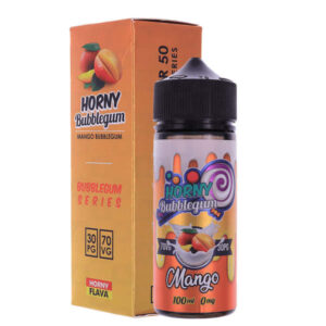 MANGO BUBBLEGUM E-LIQUID 100ML BY HORNY FLAVA EXP