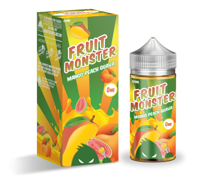 MANGO PEACH GUAVA E-LIQUID 100ML FRUIT MONSTER | UK Vape Store | E-Cig ...