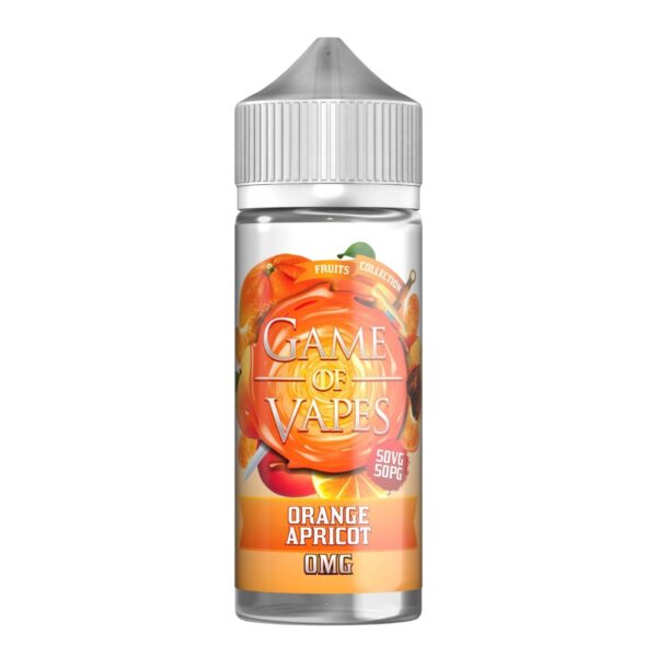ORANGE APRICOT 100ML E LIQUID GAME OF VAPES EXP