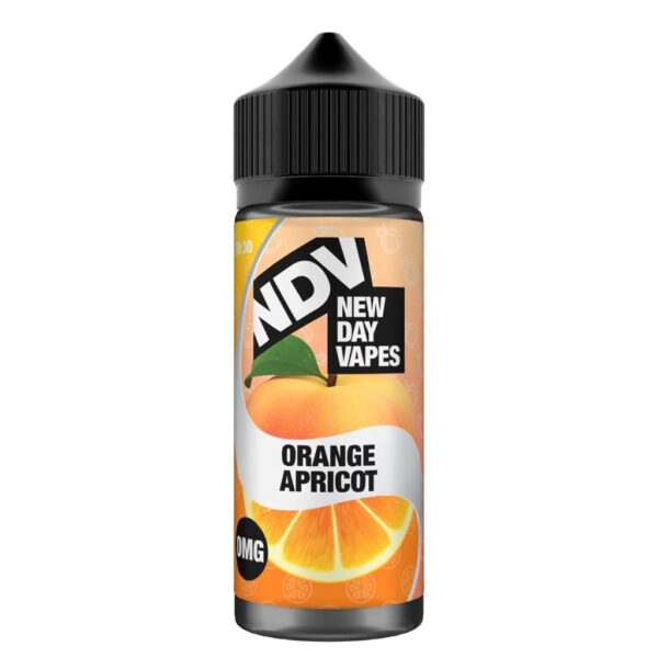ORANGE APRICOT 100ML E LIQUID NEW DAY VAPES (NDV)