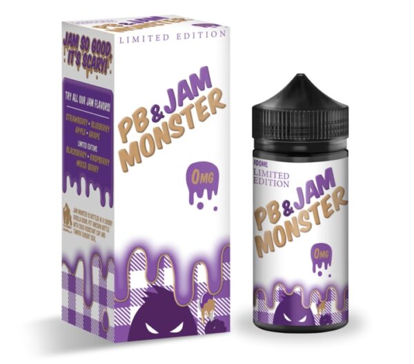 GRAPE 100ML E LIQUID PB & JAM MONSTER
