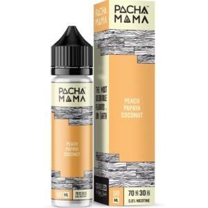 PEACH PAPAYA COCONUT 50ML E LIQUID PACHA MAMA