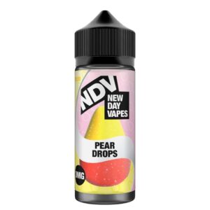 PEAR DROPS 100ML E LIQUID NEW DAY VAPES (NDV)