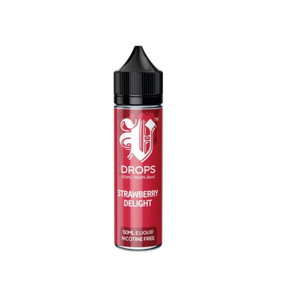 STRAWBERRY DELIGHT 50ML E LIQUID V DROPS