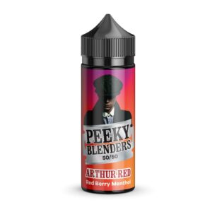 ARTHUR RED (RED BERRY MENTHOL) 100ML E LIQUID PEEKY BLENDERS