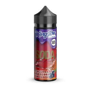 BLACKCURRANT RASPBERRY LEMONADE SODA 100ML E-LIQUID 50/50  BY KINGSTON