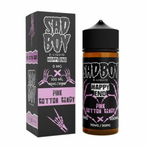 PINK COTTON CANDY HAPPY END 100ML E LIQUID SADBOY