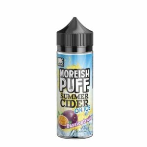 PASSIONFRUIT SUMMER CIDER ON ICE 100ML E LIQUID BY MOREISH PUFF