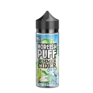 PEAR SUMMER CIDER ON ICE 100ML E LIQUID BY MOREISH PUFF