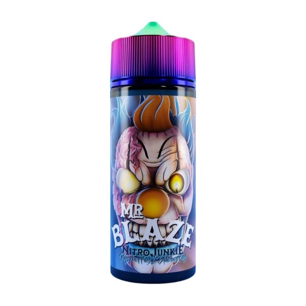 RASPBERRIES & BLUEBERRIES (NITRO JUNKIE) 100ML E LIQUID MR BLAZE