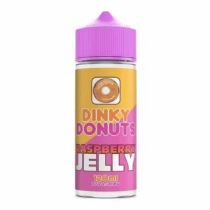 RASPBERRY JELLY 100ML E LIQUID DINKY DONUTS